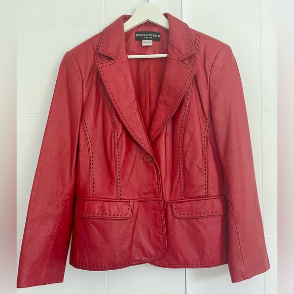 *GENUINE LEATHER* Bianca Nygard Jacket - Picture 2 of 5